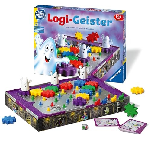 Ravensburger Logi-Geister Lernspiel 5-10 Jahre Spielen & Lernen FüR 2-4 Kinder-image