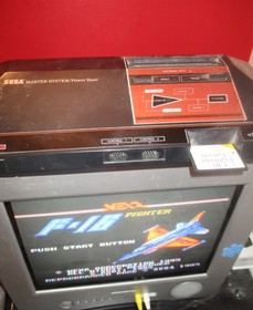 Sega Master System F-16 FIGHTING FALCON w/Sega Card, Instructions & Box (CIB)
