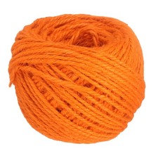 164 Feet Natural Jute Twine 3mm Twine String Color Jute Rope, Orange