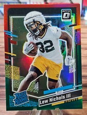 2023 Donruss Optic LEW NICHOLS III Rated Rookie Holiday #335 PACKERS