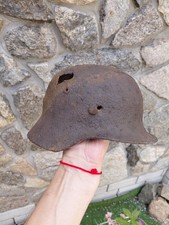 Original-Authentique WW2 WWII Casque Allemand Wehrmacht MFR Timbre ET62 #227