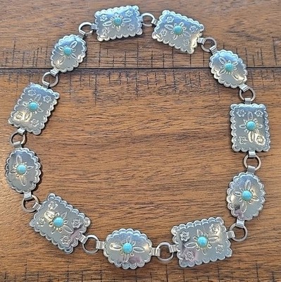 Metal & Faux Larimer Concho Hat Band  23.5'' Southwestern Cowgirl