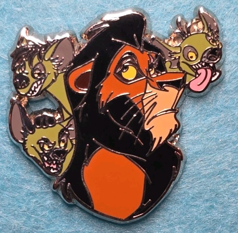 Scar, Shenzi, Banzai and Ed Hyenas Villains Booster Lion King Disney Pin 78567