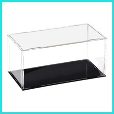 Acrylic Clear Display Case Box Dustproof Protection Showcase Cube Collectible...