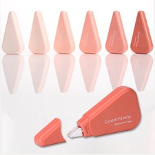 White Correction Tape 6 Pack 16.4 Feet School Office Supplies Writing Red Tool