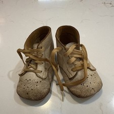 Vintage Leather Baby Shoes