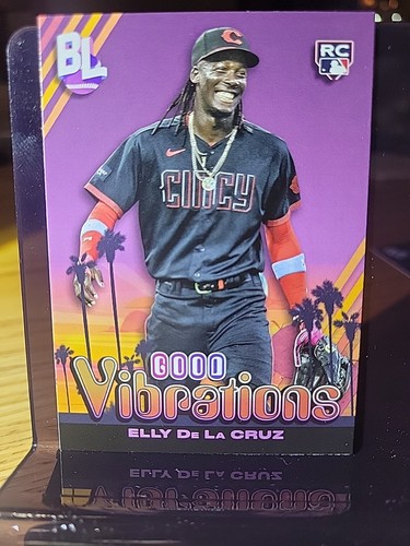2024 Topps Big League - Good Vibrations #GV-6 Elly De La Cruz (RC) - Bild 3 von 5