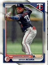 2024 Bowman #BP-4 Bryan Acuna Prospects