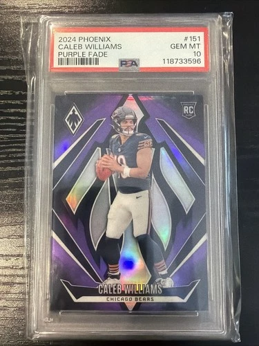 2024 Panini Phoenix - Rookies Caleb Williams #151 Purple Fade (RC) PSA 10