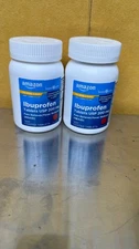 2X Amazon Basic Care Ibuprofen Fever Reducer and Pain Relief 500 Tabs 9/26 advil