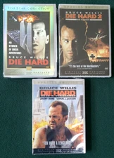 3 Sealed Collectors  DVDs: Die Hard, Die Hard 2 and Die Hard With A Vengeance