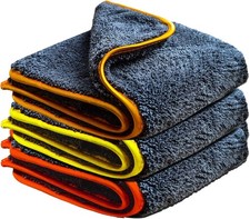Car Towels Large 1200gsm Microfibre Cleaning Detailing Drying Towels Cloths 40cm
