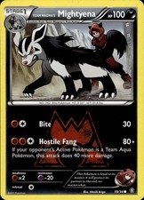 Team Magma's Mightyena Common Double Crisis 19/34 HP on eBay