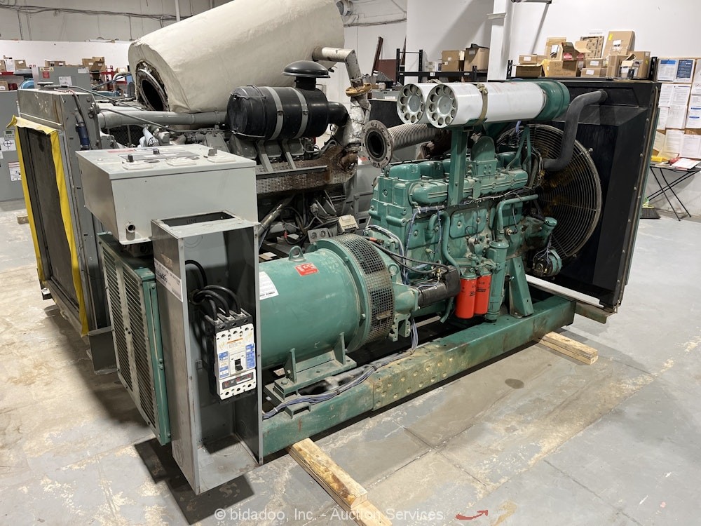 Volvo TD121GG2 215 kW Portable Skid Mounted Diesel Generator GenSet bidadooONTARIO - NO RESERVE - GLOBAL SHIPPING