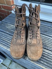 British Army YDS Brown Suede Desert Combat Boots - UK 9M - Medium Width - B280