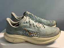 Hoka One One Mach 6 Blue Mens Size 10 D Running Shoes Sneakers 1147790 CLRSS