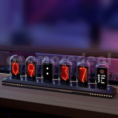 Digit IPS Screen Version Nixie Tube Clock Digital RGB Full Color Tube Clock os67