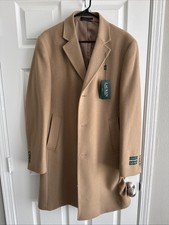 Polo Ralph Lauren Beige Wool Blended Overcoat Men  s Size 40