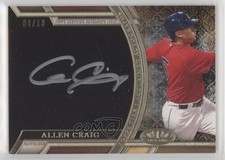 2015 Topps Tier One Acclaimed Auto Silver Ink 4/10 Allen Craig #AA-AC Auto 12x6