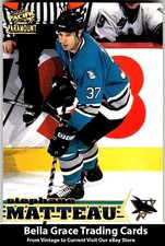 1998-99 Pacific Paramount Stephane Matteau #212 San Jose Sharks NHL Hockey
