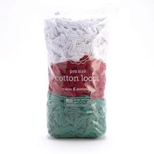 | 10” PRO-Sized Bright Holiday Themed Potholder Weaving Loops | Craft 6 Cotto...