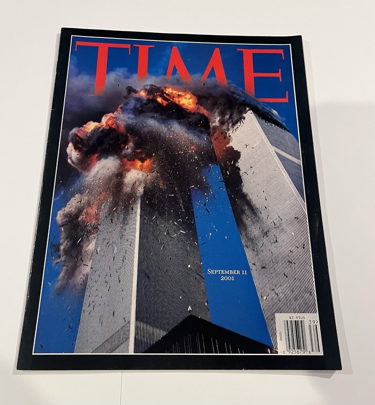 Time Magazine Sept 11 2001 World Trade Center Attack Cover Issue NO LABEL