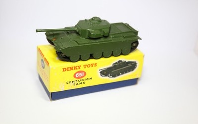 Dinky 651 Centurion Tank In Original Box - Near Mint Vintage Original Lot 4