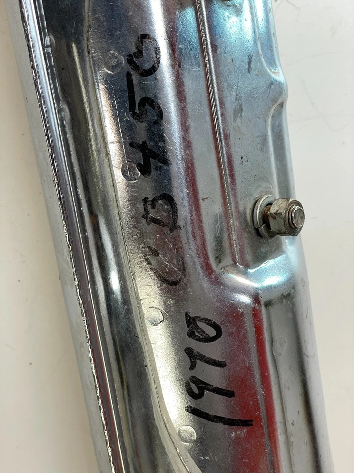 Silenciador de escape izquierdo Honda CB450 1968 69 Super Sports 18400-292-000 CB 450 K1 K2 Foto 3 de 4