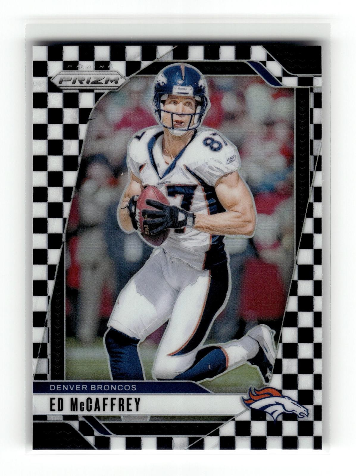 Ed McCaffrey 2024 Panini Prizm #90 Denver Broncos Black and White Checker