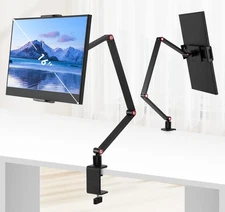Tablet Stand Holder for iPad Phone Switch Monitor 5"- 16" Desk Mount 360° Rotate