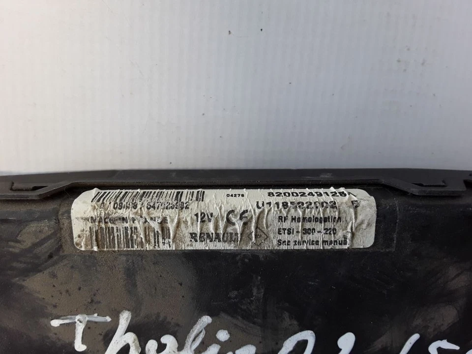 Renault Thalia I 2004 Motor Diesel ECU Kit y Juego de Cerraduras AUA72073 - Imagen 2 de 4