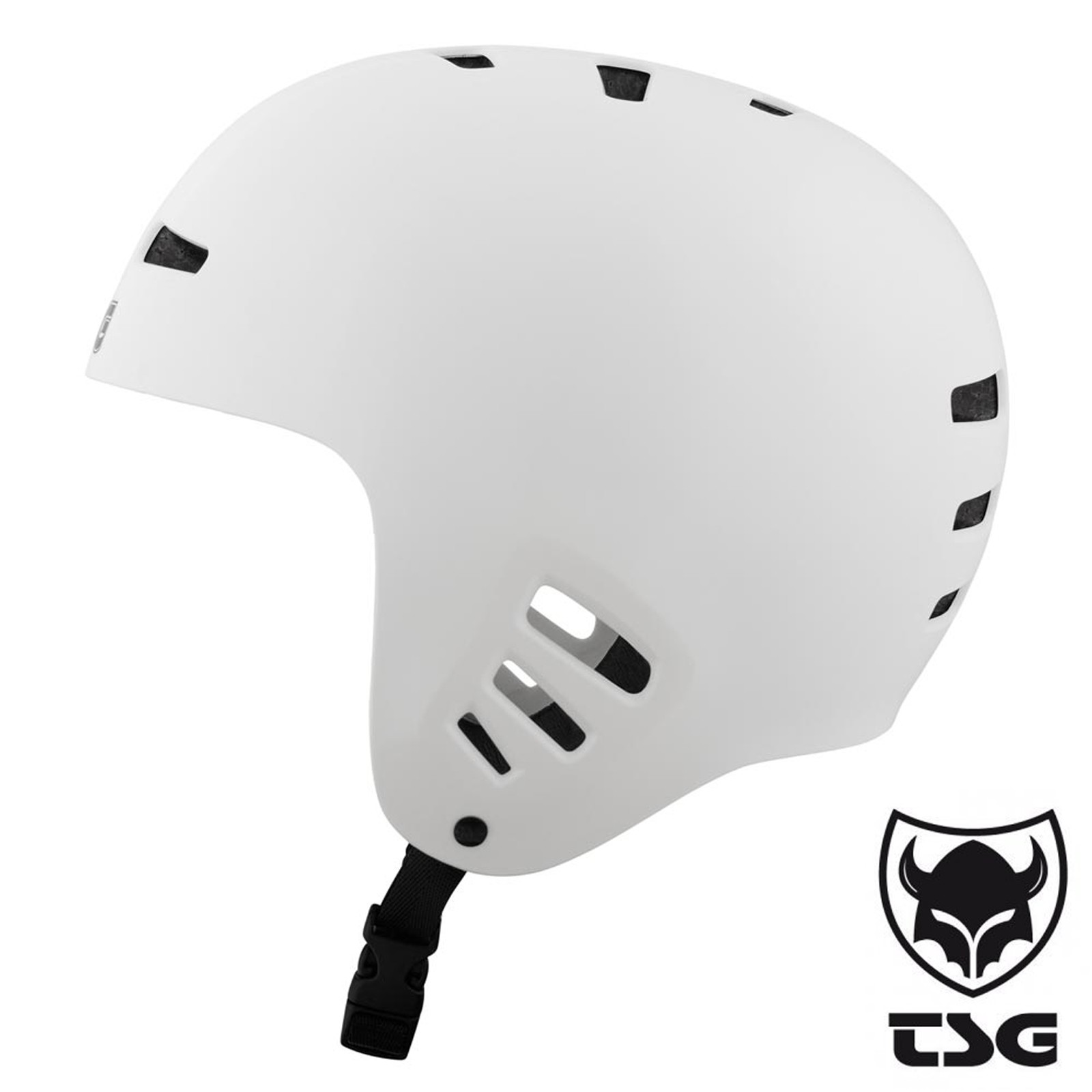 TSG Dawn Helmet Dirt Jump Skate Mountain BMX Bike Pisspot White 57-59cm
