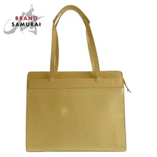 LOUIS VUITTON Epi Croisette GM Vanilla Yellow Gold Hardware Epi Leather M5250A T