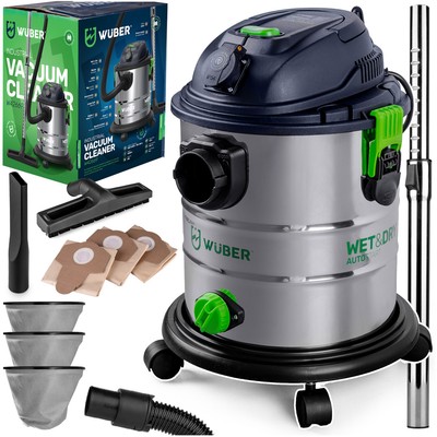 INDUSTRIELLE STAUBSAUGER 20L WERKSTATT NASS TROCKEN HEPA ASCHE GIPS STARK WUBER