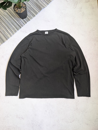 C.P. Company, Vtg C.P. Company Long Sleeve T-Shirt Black XL Sportswear S.p.A. Made In Italy