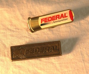 Pair of Federal Cartridge Ammunition Vest or Hat Pins