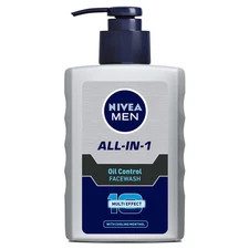 Nivea Men Oil Control All In One Face Wash 150ml Pump Pack Skin Cleaning Agent