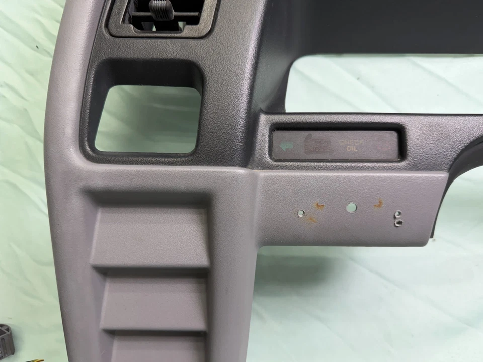 89-94 Ford Ranger Explorer Instrument Cluster Bezel Dashboard Trim GRAY OEM - Image 4 of 4