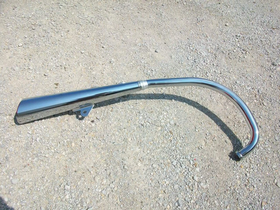 ¡NUEVO! ¡NUEVO! OEM! Silenciador izquierdo Yamaha XS400 Maxim XS400K XS400J vintage 1982-1993 Foto 3 de 4