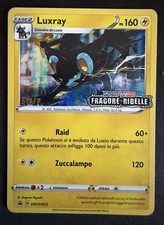 Pokemon 2020 Luxray STAFF Promo SWSH023 Sword and Shield Fragor Rebel Italian on eBay