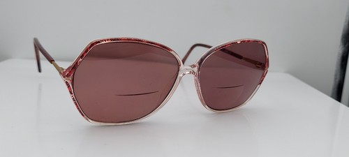 Vintage Silhouette M1849 Burgundy Oval Sunglasses Austria FRAMES ONLY