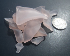 Sea Glass, Set of Pink/Peach
