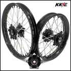 KKE 21/18'' Wheels Rims For Yamaha Tenere 700 2019-2026 CUSH Drive Hubs Black
