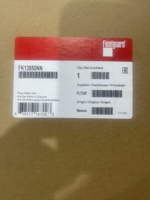 FLEETGUARD FK13850NN FUEL FILTER KIT PRIMARY/SECONDARY 2013-ON DD13 ENGINE