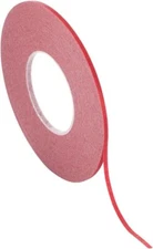 Red Crepe Adhesive Tape for Crafts Decorations Signage Flexible Indoor Use