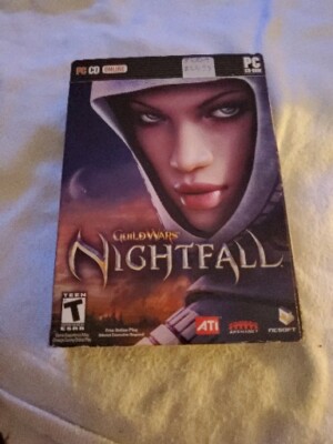 Guild Wars Nightfall - PC CD ROM COMPLETE w/Manual, Case, 3-Discs NEW 