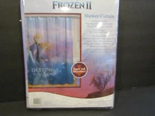 Disney FROZEN II Shower Curtain DESTINY AWAITS Super Soft Microfiber 70"x 72-NEW