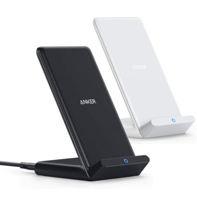 Anker Wireless Charger PowerWave Stand Qi Charging 5W/10W For iPhone 12 Galaxy