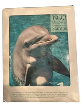 1990 US Mint Set of Commemorative Stamps w/ Book and slipcase