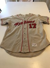 Game Worn Used Miami Red Hawks Baseball Jersey Size 48 #17